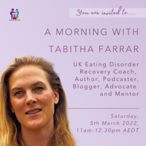 Tabitha Farrar talks about eating disorder recovery with EDFA