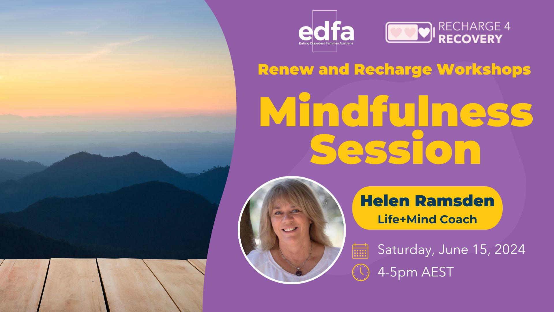 Renew and Recharge Workshop - Mindfulness Session